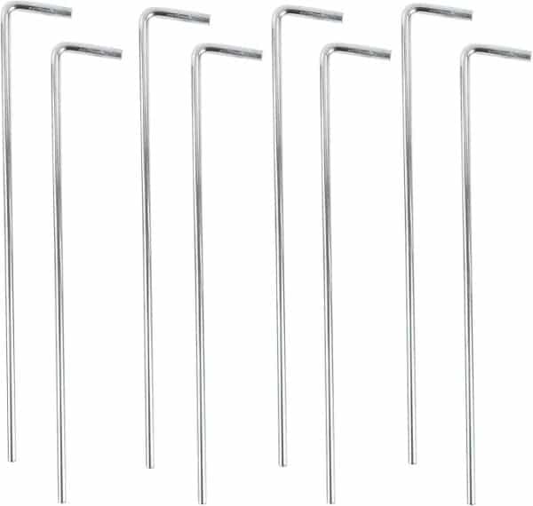 10 Pcs Metal Tent Peg Nails L Shape - Image 8