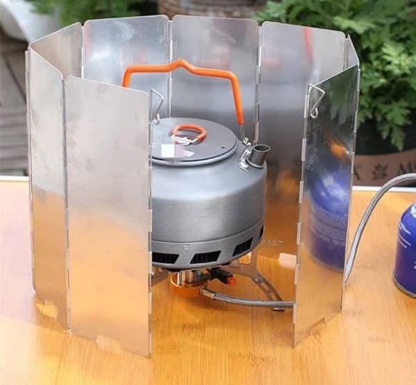 10 Plate Foldable Stove Windshield Stove for Outdoor Cooking and Camping - Image 3