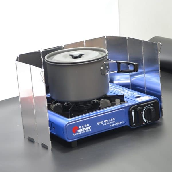 10 Plate Foldable Stove Windshield Stove for Outdoor Cooking and Camping - Image 2