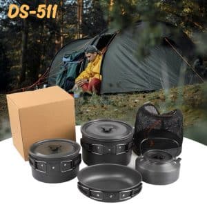 DS-511 4-5 Person Outdoor Camping Cookware Kit Cooking Set