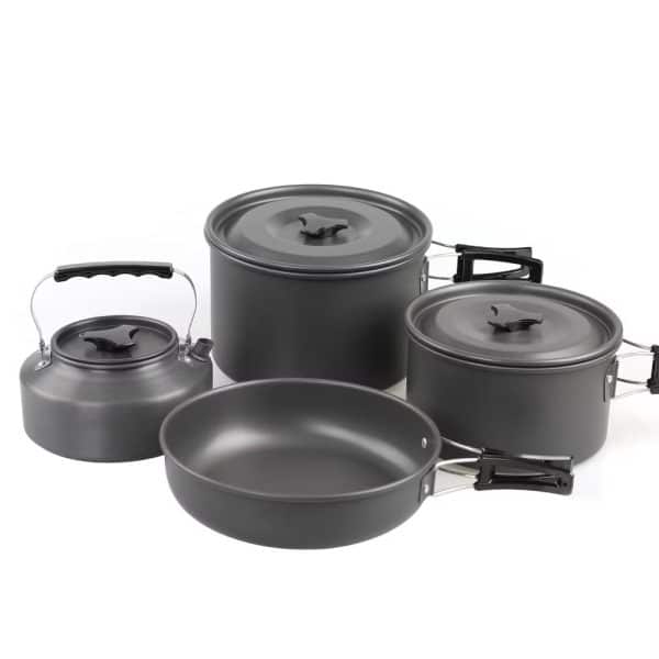 DS-511 4-5 Person Outdoor Camping Cookware Kit Cooking Set - Image 4