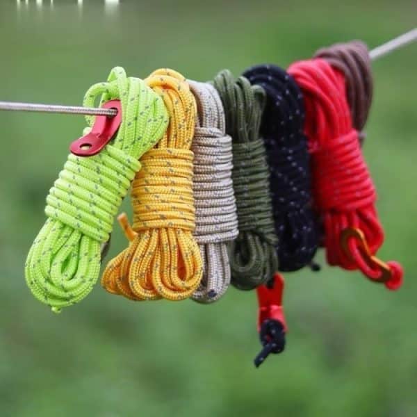 Paracord Guy Line Rope With Aluminium Tensioner