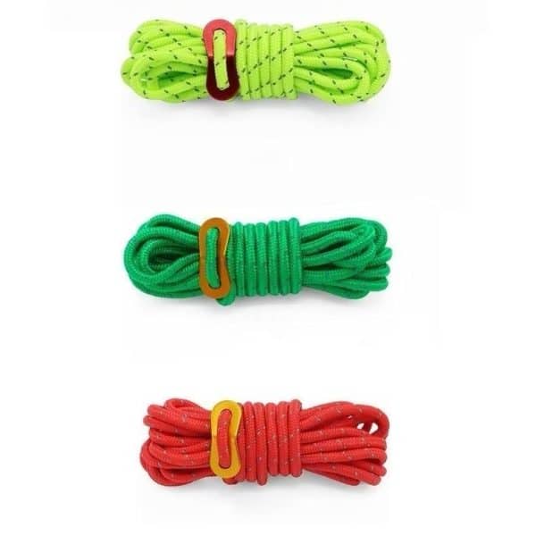 Paracord Guy Line Rope With Aluminium Tensioner - Image 5