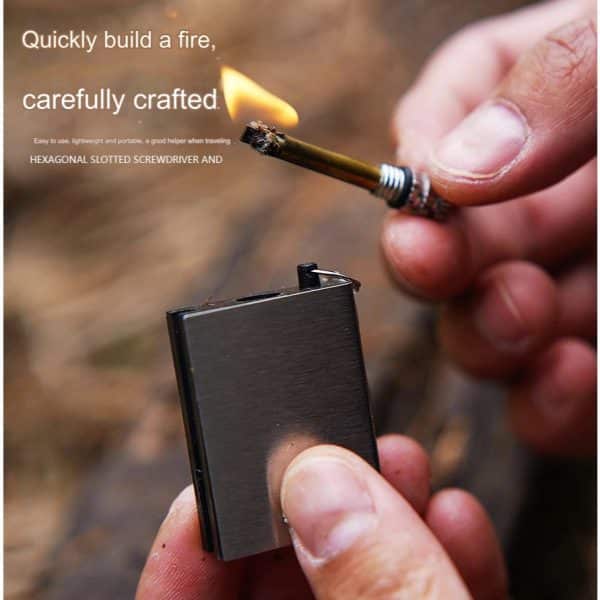 Mini Stainless Steel Waterproof Match Stick Lighter