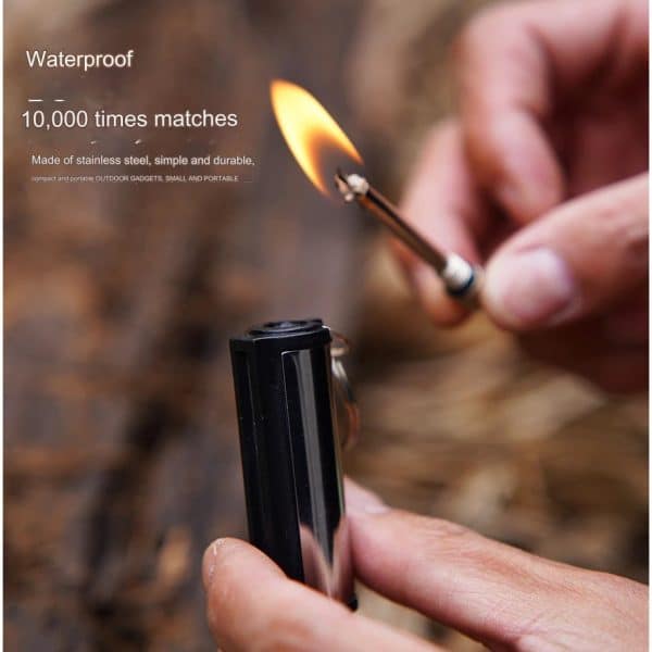 Mini Stainless Steel Waterproof Match Stick Lighter - Image 3