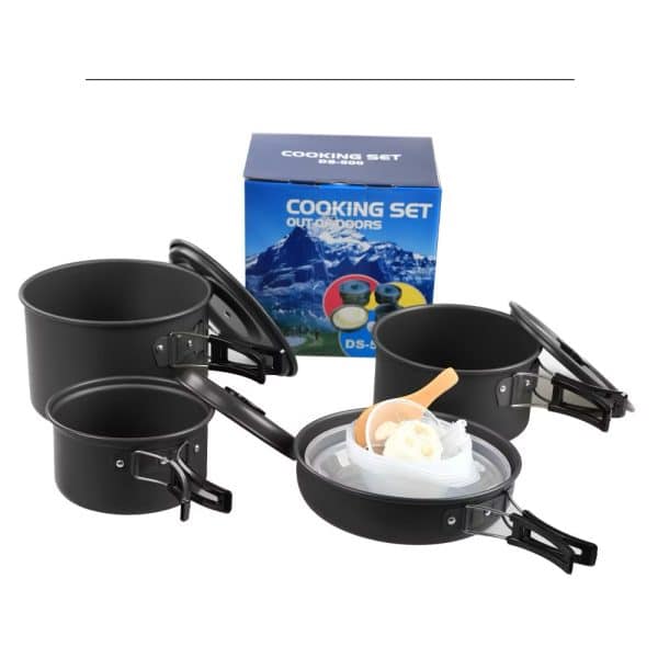 DS-500 4-5 Person Outdoor Camping Cookware Cooking Set - Image 4