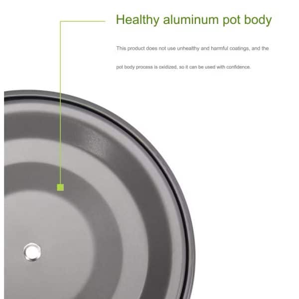 DS-308 2-3 Person Outdoor Camping Cookware Cooking Set - Image 7