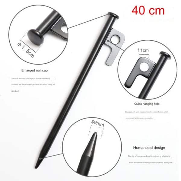 40cm 30cm Peg Stake Tent Ground Peg - Image 8