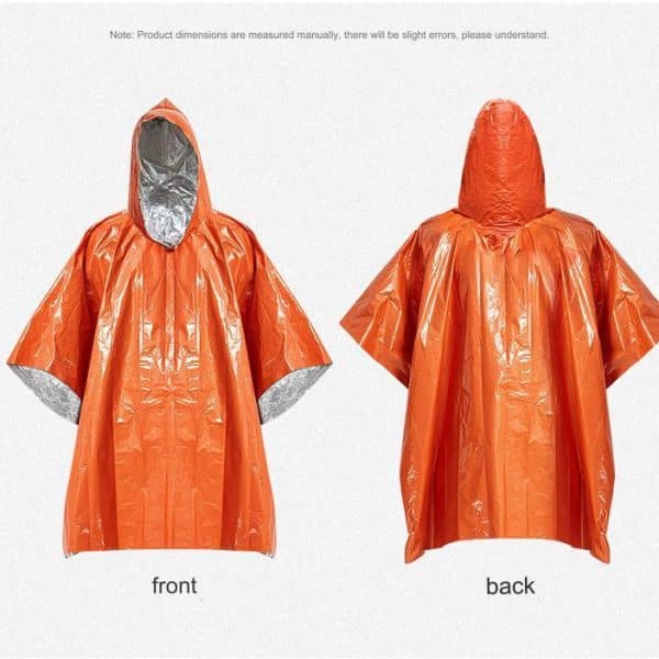 Emergency Pocket Size Outdoor Poncho Waterproof And Windproof - Image 2