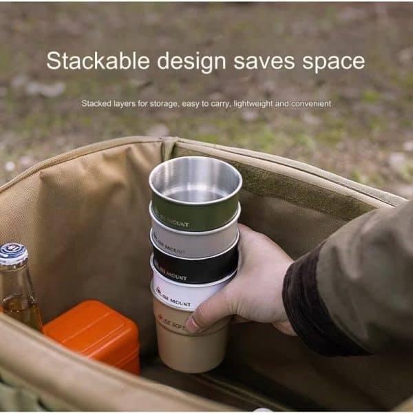 Ise Mount 300ml stainless Steel Lightweight Camping Cup - Image 3