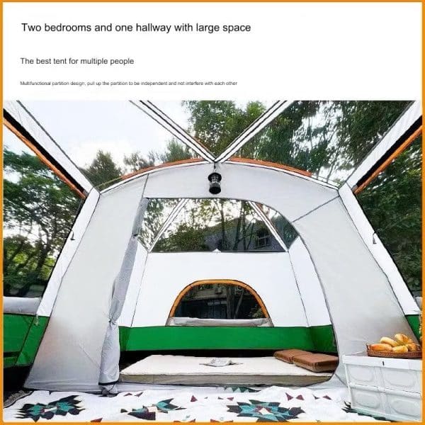 4-6 Person Family Cabin Tent With Side Awning - Image 6