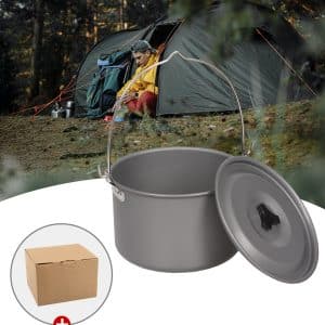 4L Hanging Stew Outdoor Cooking Pot
