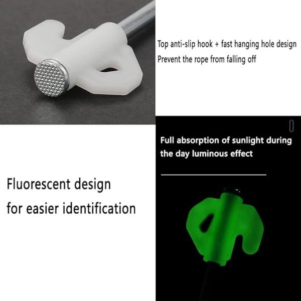 21cm Luminous Camping Peg Stake Glow in the Dark - Image 3
