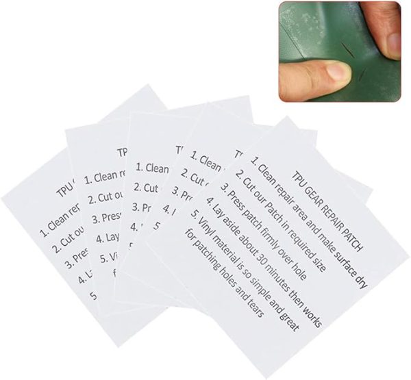 3pcs Waterproof Tent Repair Tape TPU Self-Adhesive Outdoor Use Clear Patches And Seal Tape Clear - Image 3