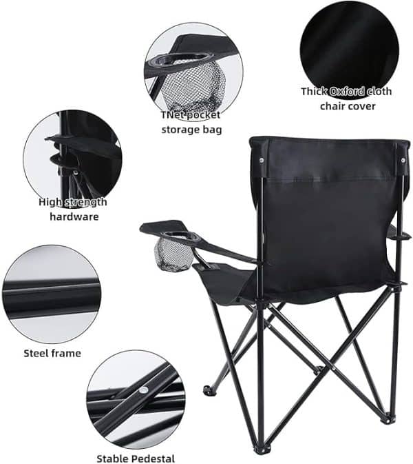 Camping Portable Folding Beach Fishing Chair Ultralight - Image 4