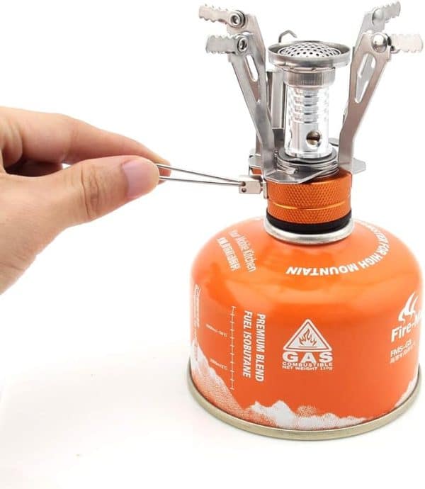 Mini Portable Ultralight Outdoor Backpacking Camping Stoves with Fire Ignition - Image 3