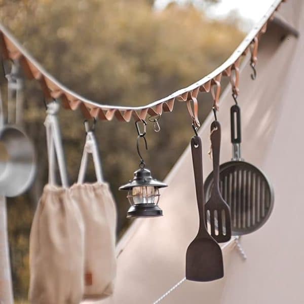 Outdoor Camping 25 Loop Hanging Strap Rope - Image 5