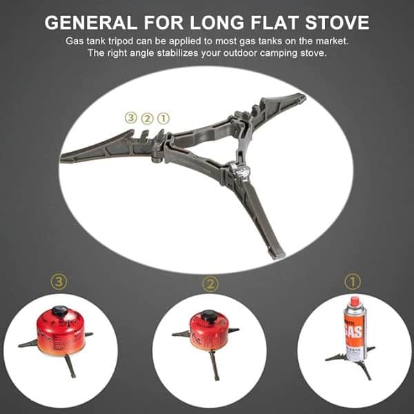 Universal Gas Canister Foldable Stand for 110g/250g/450g Tank - Image 3