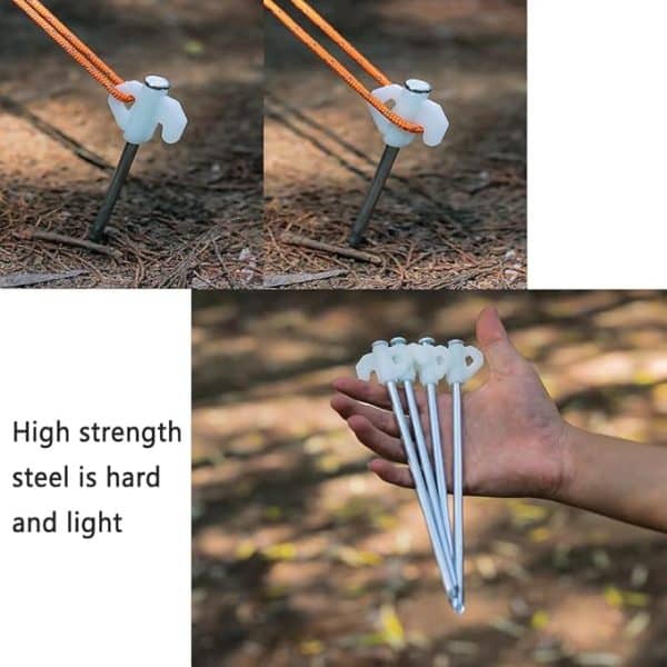 21cm Luminous Camping Peg Stake Glow in the Dark - Image 5