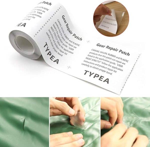 3pcs Waterproof Tent Repair Tape TPU Self-Adhesive Outdoor Use Clear Patches And Seal Tape Clear - Image 4
