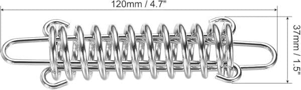 1pcs Tent Spring Buckle Heavy Type Stainless Steel Rope Tensioner Accessories for Awning Tarps  - Image 7