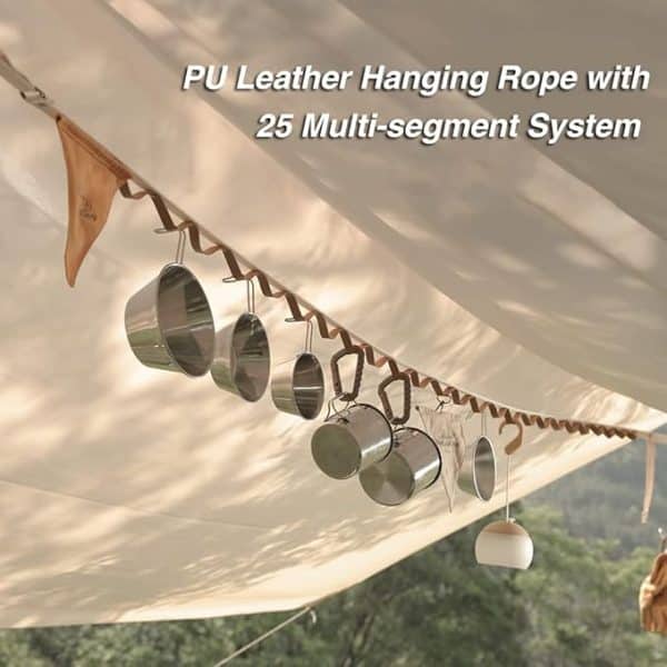 Outdoor Camping 25 Loop Hanging Strap Rope - Image 3