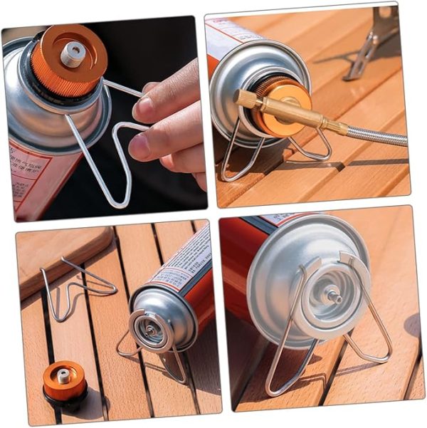 Anti Roll Canister Clip Holder For Camping Gas Canister - Image 2