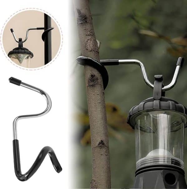 Multipurpose Stainless Steel Pole Light Hook - Image 7