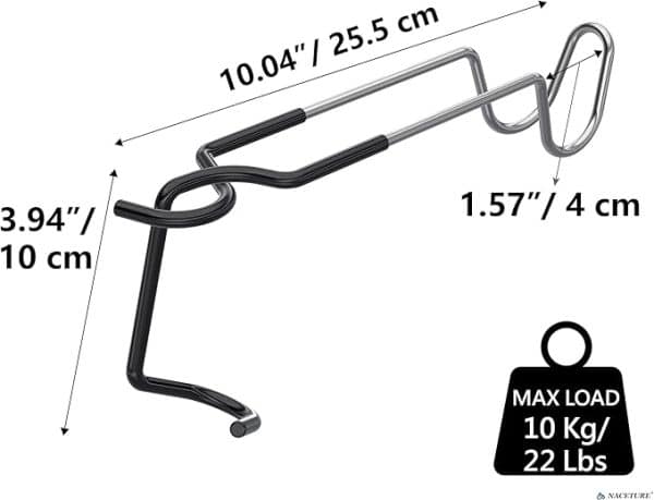 Multipurpose Stainless Steel Pole Light Hook - Image 5
