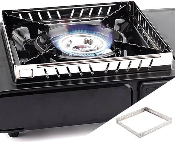 Folding Gas Stove Windshield Guards Stainless Steel - Image 3