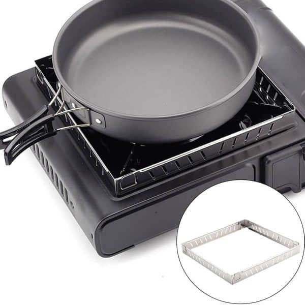 Folding Gas Stove Windshield Guards Stainless Steel - Image 4