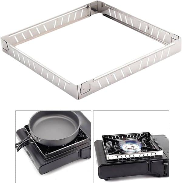 Folding Gas Stove Windshield Guards Stainless Steel - Image 7