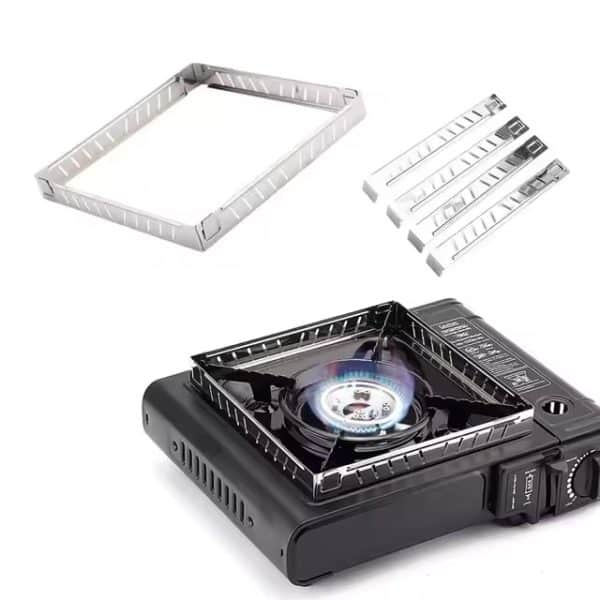 Folding Gas Stove Windshield Guards Stainless Steel - Image 6