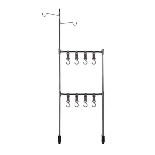 Multifunctional Portable Organizer Cutlery Hanging Rack With Double Lamp Hook