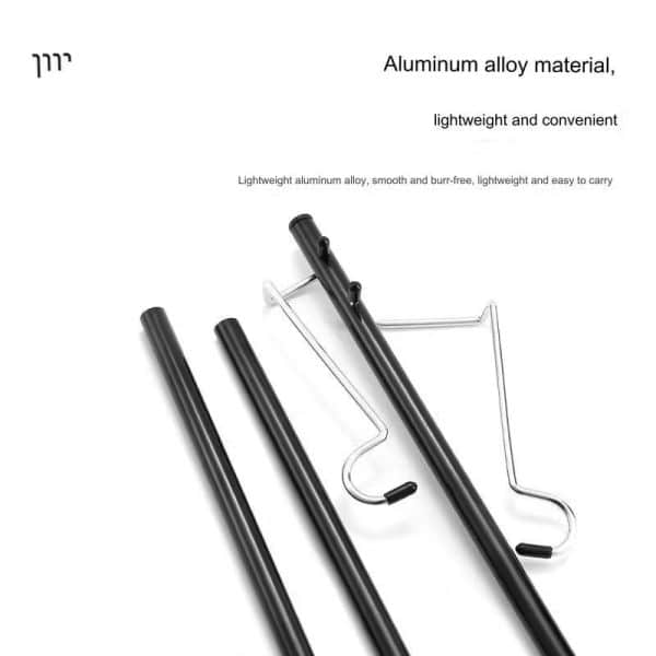 Multifunctional Portable Organizer Cutlery Hanging Rack With Double Lamp Hook - Image 8