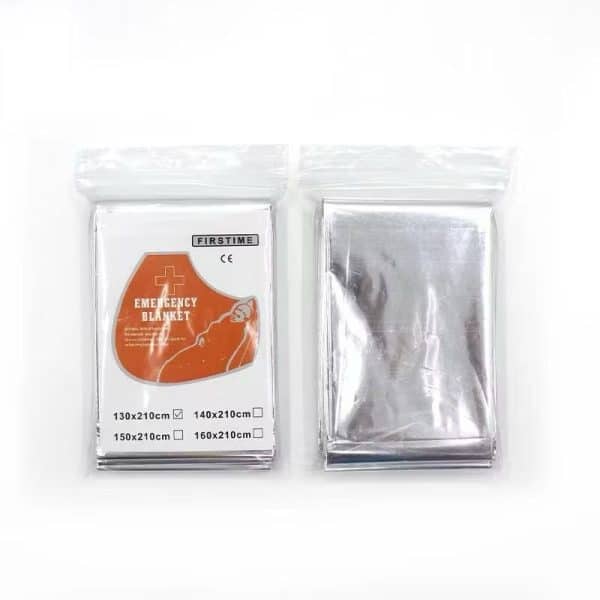 Waterproof Emergency Foil Thermal Blanket Outdoor Survival First Aid Military Rescue Kit - Image 4