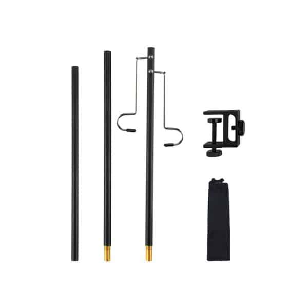 Double Side Hanger Aluminum Lantern Light Pole 98cm