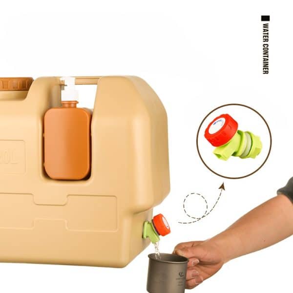 10L 12L 20L Food Grade PE Water Container with Spigot Water Tank for Outdoor Camping Picnic - Image 6