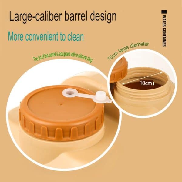 10L 12L 20L Food Grade PE Water Container with Spigot Water Tank for Outdoor Camping Picnic - Image 7