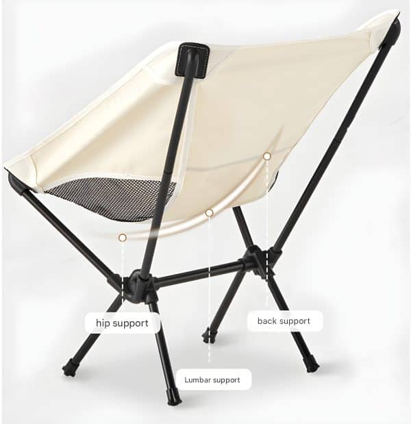 Portable Foldable Outdoor Camping Moon Chair - Image 4