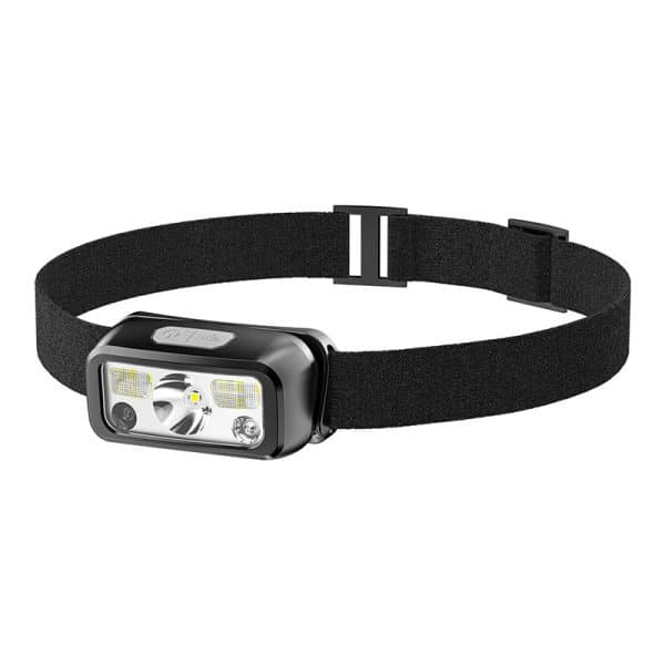 Smiling Shark TD-0144 Outdoor Camping Hiking Head Lamp Led Super Bright Sensor Headlight White Red Light 6 Modes Type-C - Image 2